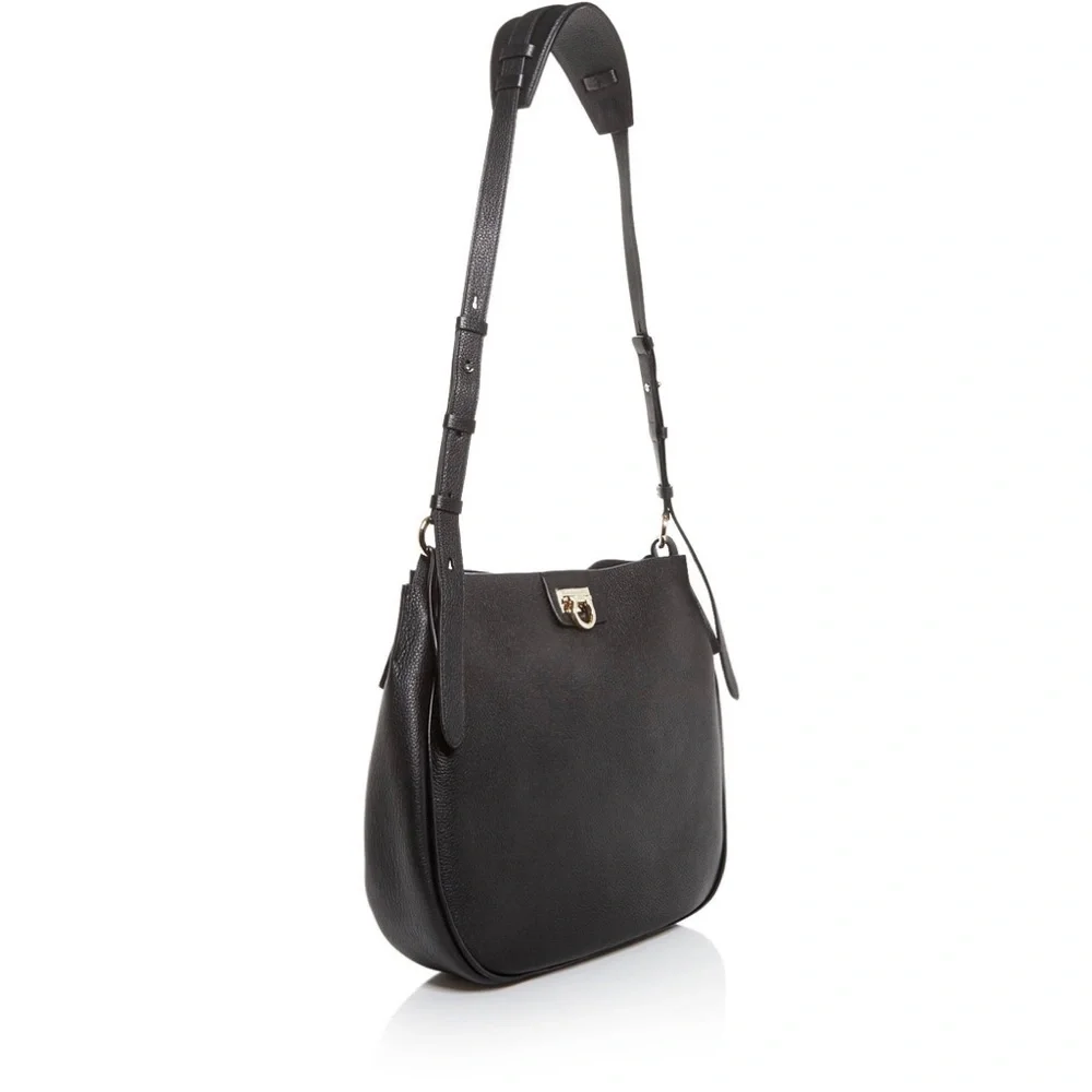 NWT SALVATORE FERRAGAMO Women’s Reverse Leather Hobo